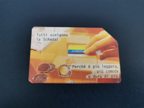 Scheda telefonica variante - scheda,