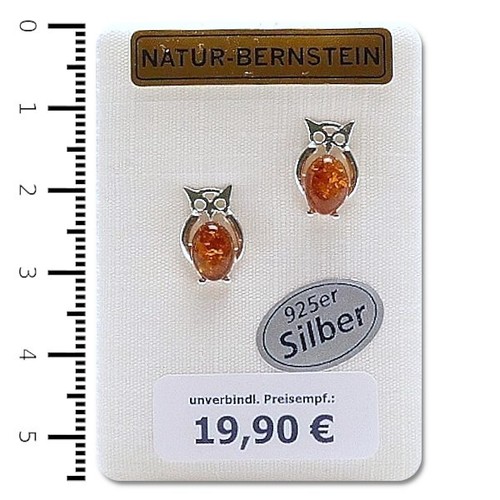 Orecchini ambra naturale