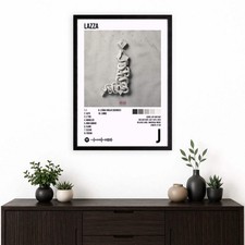 Poster Lazza J A4 con Cornice