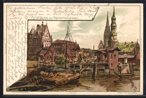 Cartolina artista biese - d'artista, c.