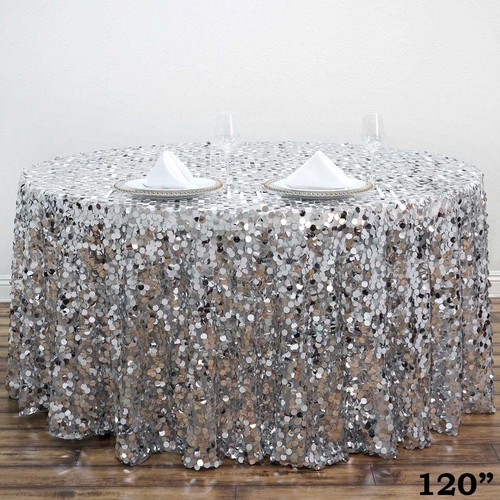 Tovaglia argento rotonda 120 - argento, 120"
