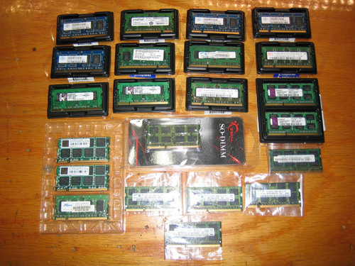 Lotto ram sodimm pc2 - 22, pc3
