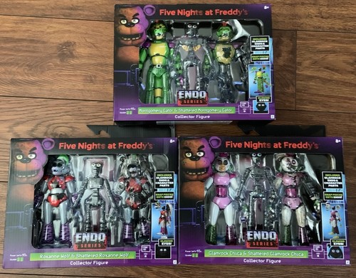Fnaf jazwares monty roxanne - fnaf, e