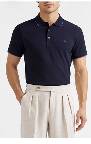 Polo homme bleu - marine, harmont