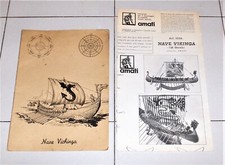 Piani costruttivi NAVE VICHINGA IX secolo Tavole di costruzione AMATI art 1006