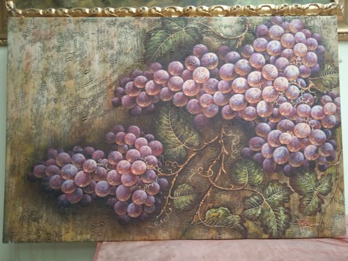Quadro dipinto mano olio su - a,