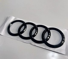 Logo audi anteriore nero largo - audi,