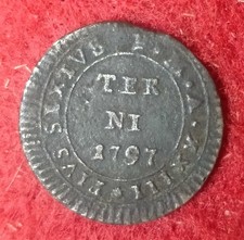 TERNI 6 SEI BAIOCCHI PIO VI 1797 PONTIFICIO PAPAL STATES PIUS MURAIOLA