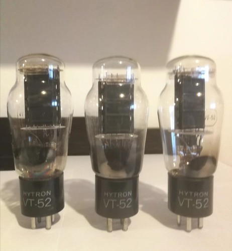 Triodo hytron 52 - triodo, vt-52