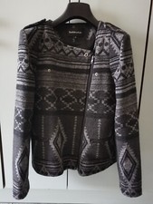 Giacca in lana cotta, in