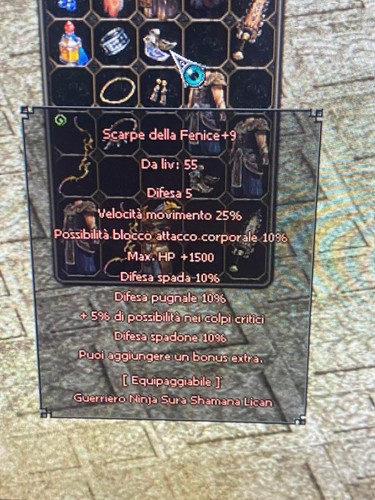Metin2 scarpe fenice rissa - fenice+9,
