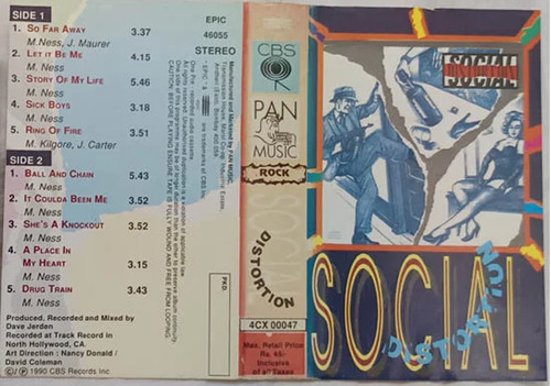 Social distortion 1990 india - distortion,