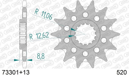 Afam a73301 13sc pignone - afam,