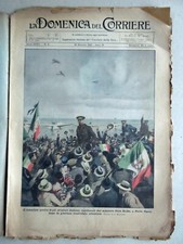 DOMENICA del CORRIERE 1931#3 - Italo Balbo Trasvolata  arrivo a Porto Natal