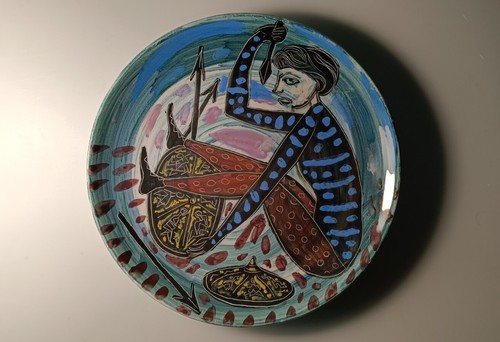 Yvan beltrame piatto ceramica - piatto,