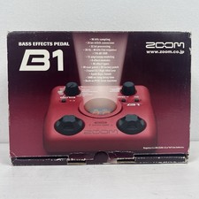 Compressore distorsione chitarra ZOOM B1 BASS MULTI EFFECTS REVERB DELAY & jumper