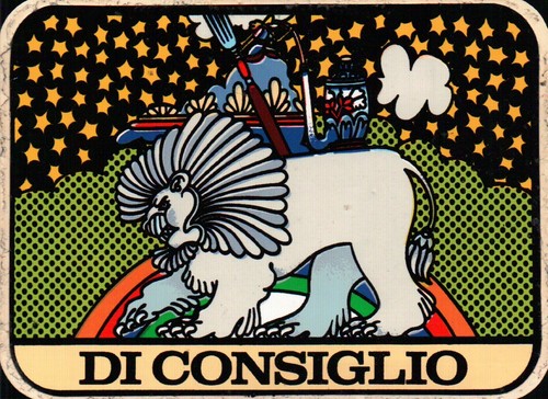 Adesivo vintage anni di - -,