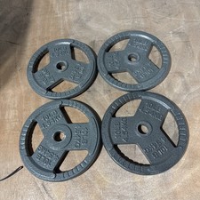 Piastre di presa 10 libbre x 4 piastre di peso standard 1" (40 libbre totali)