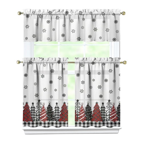 Tende cucina natalizie set - da,
