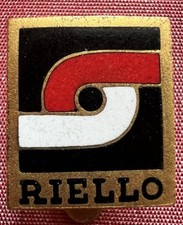 DISTINTIVO PUBBLICITARIO RIELLO LORIOLI MILANO VINTAGE ANNI 60