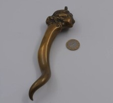 Corno Portafortuna Antico In Ottone