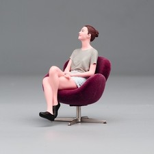 Miniatures Velluto Sedia Cigno