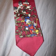 Vintage Cravatta Disney Paperon Paperoni