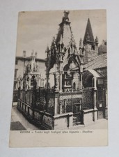 cartolina VERONA Tomba degli Scaligeri Cansignorio - Mastino, viaggiata 1918