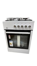Cucina a Gas 4 Fuochi 57 x 57 cm Con Forno A Gas Bianca