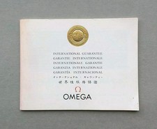 OMEGA Garanzia Warranty Booklet (Unwritten) - Anno 1967 per Speedmaster cal. 321