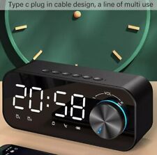 CASSA BLUETOOTH ALTOPARLANTE SPEAKER STEREO PORTATILE CASSE CON SVEGLIA