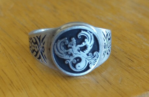 Anello phoenix yin yang - anello,