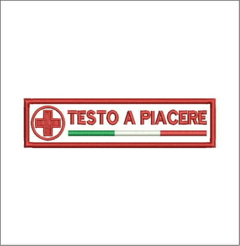 Patch croce rossa italiana - croce,