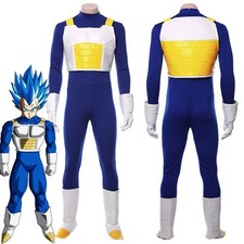 Costume cosplay Dragon:Z Vegeta IV tuta copriscarpe festa di Halloween set completo