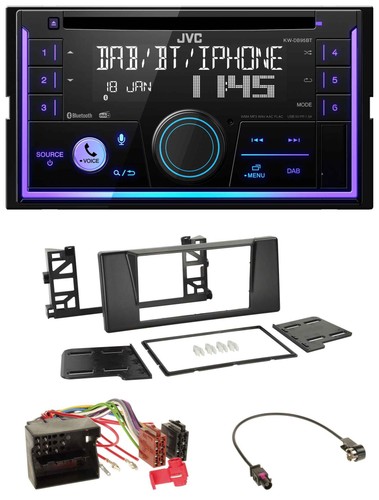 Jvc mp3 usb 2din dab - usb, bluetooth