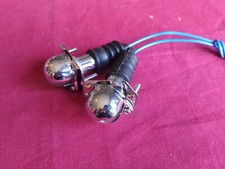 N°2 FANALINI LUCI TARGA ORIGINALI CARELLO ALFA ROMEO GT, LANCIA FULVIA, ZAGATO