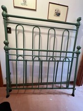 Antico letto in ferro battuto una piazza e mezzo