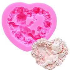 Stampo silicone fiore rosa