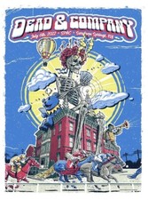 Rare Dead  & Company  Poster SPAC  2022 Saratoga  Cancelled Show Shock Studio