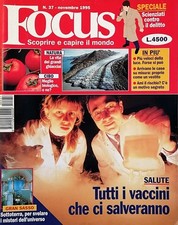 Rivista Focus n 37 novembre n
