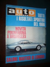 AUTO ITALIANA n.4 - 1967 Novità Pininfarina - Formula 1 BRM - Hot Rod inglesi
