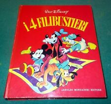 Cartonato Walt Disney "I 4 FILIBUSTIERI" Collana Carosello 1^ edizione 1961