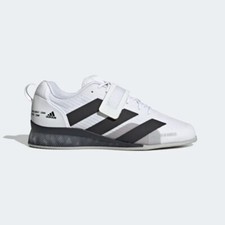 Scarpe da sollevamento pesi Adidas Adipower III da uomo scarpe da ginnastica powerlifting bianche 3