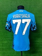 Maglia Napoli KVARATSKHELIA Match Issued Worn Indossata Shirt Georgia Halloween