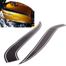 Honda CB 750 Four K2 decorazione serbatoio strisce decorative nero argento decalcomanie serbatoio carburante