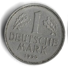 1950 J Germany 1 Deutsche Mark