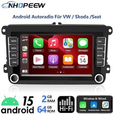 Per VW PASSAT B6 B7 CC MAGOTAN Android autoradio 64 GB Apple Carplay GPS navigatore BT