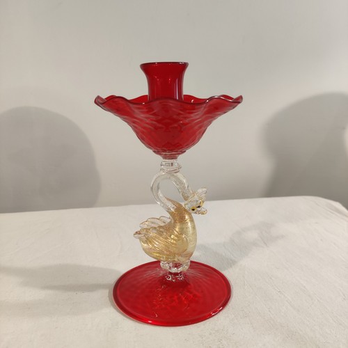 Vetro murano rosso oro - murano, e