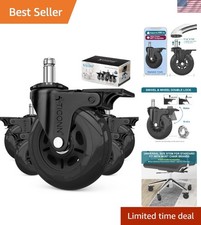 Set Ruote Sedia Ufficio Rullo