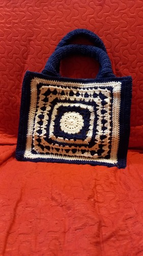 Borsa fatta mano uncinetto - fatta,